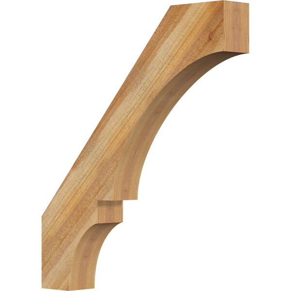 Ekena Millwork 4"W x 26"D x 30"H Balboa Rough Sawn Knee Brace, Western Red Cedar BRC04X26X30BOA00RWR - main